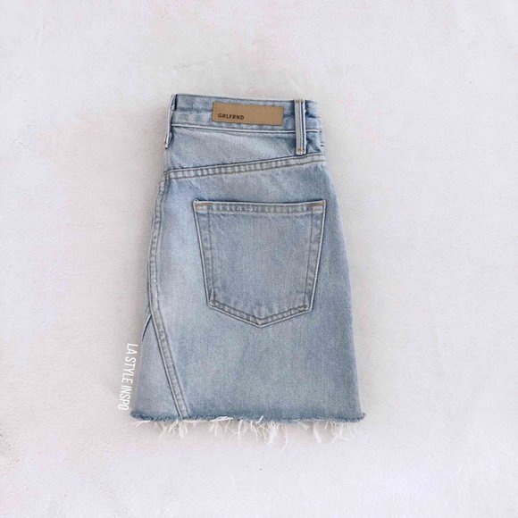GRLFRND Denim Skirt Eva Size 25 - Picture 6 of 6